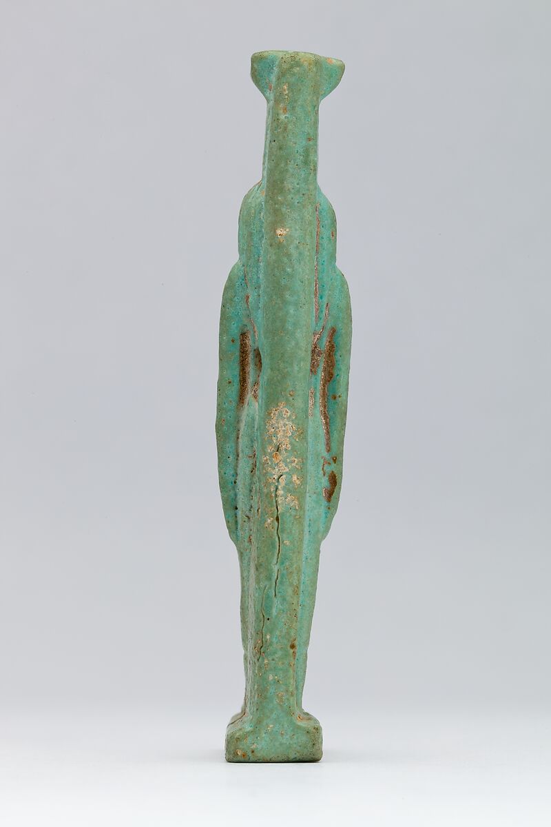 Nephthys Amulet, Faience