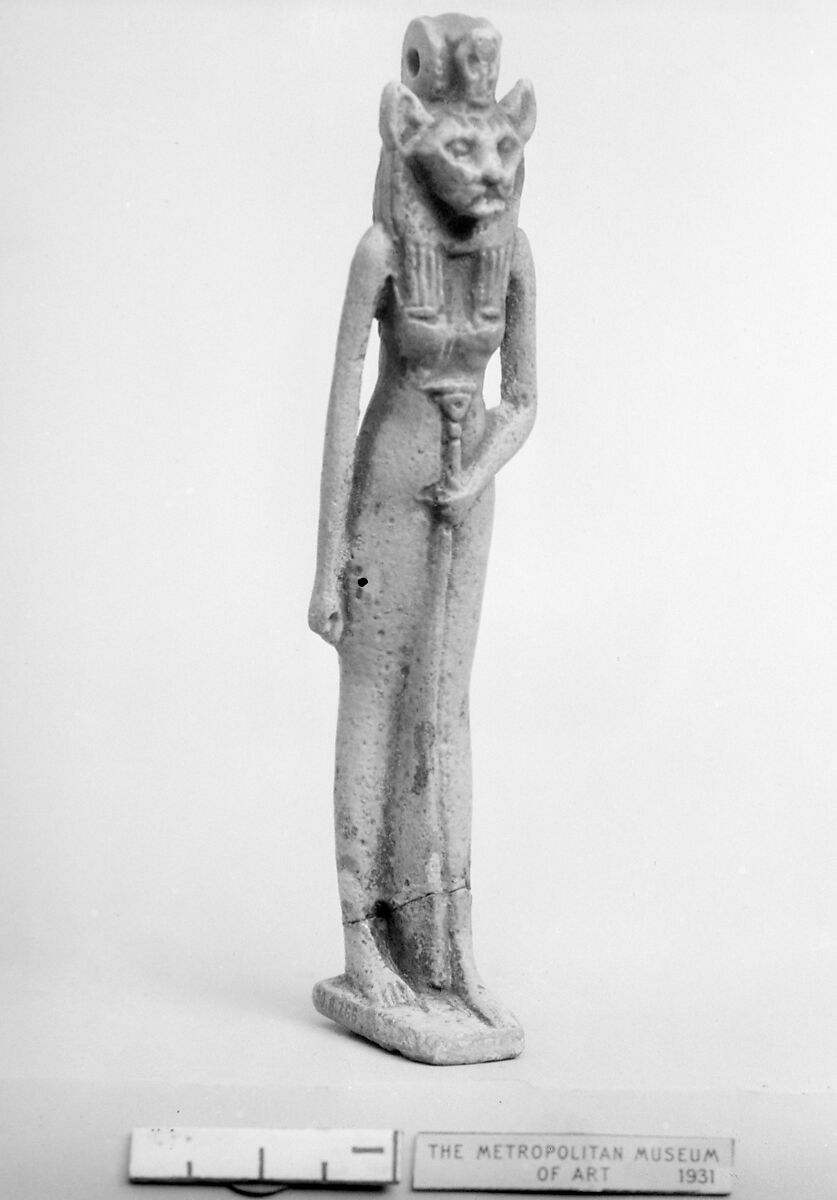 Sakhmet Amulet, Faience