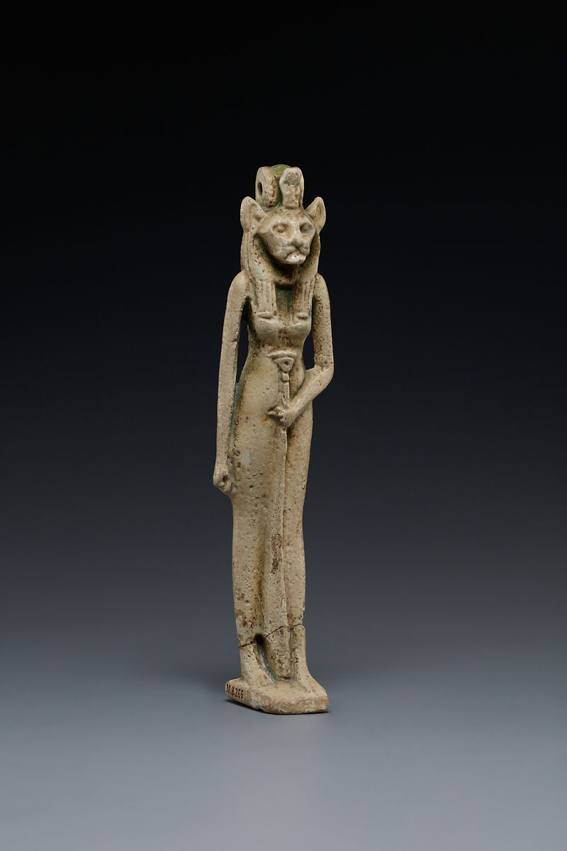 Sakhmet Amulet, Faience
