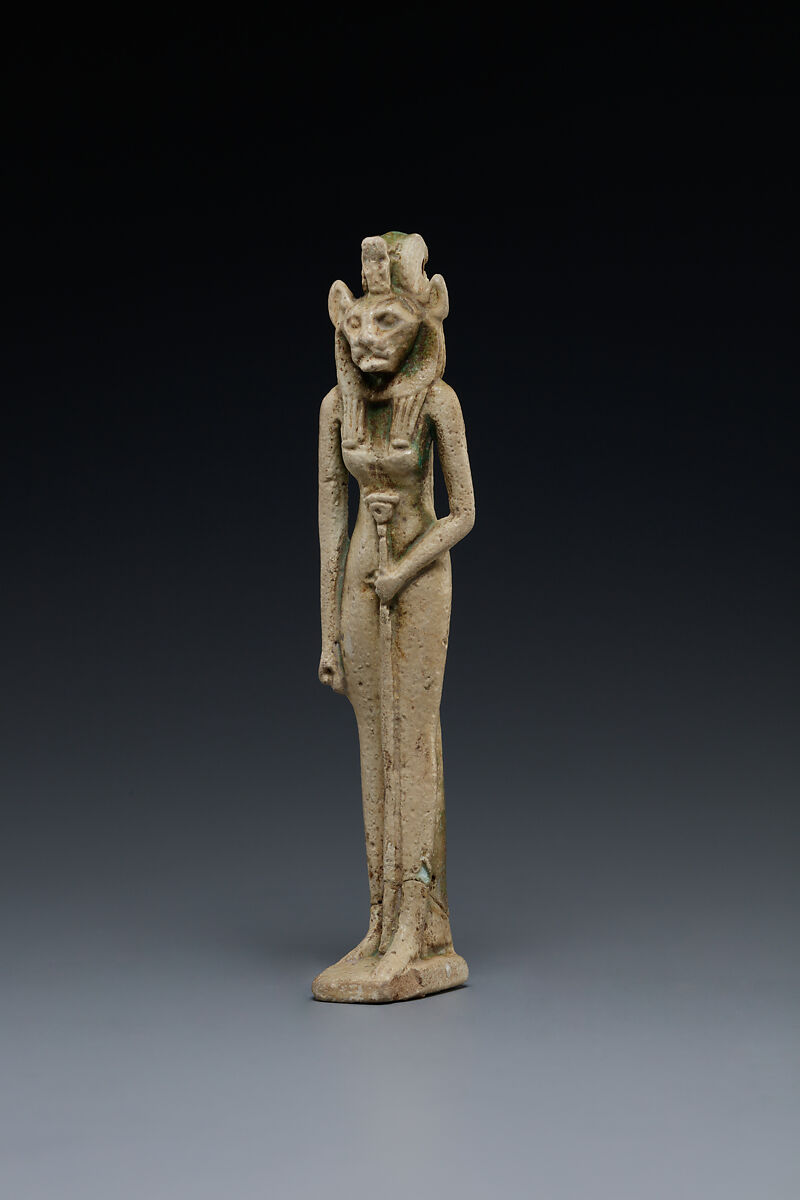 Sakhmet Amulet, Faience