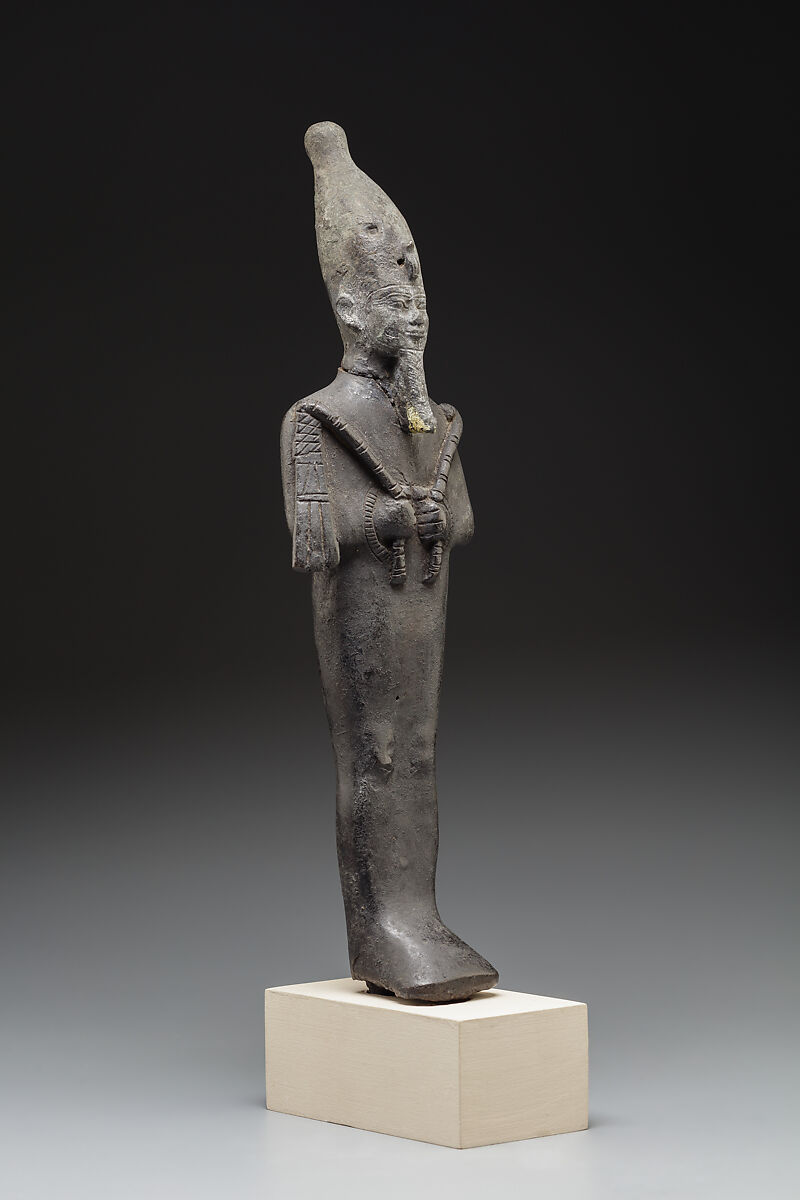 Statuette, Osiris, Bronze or copper alloy