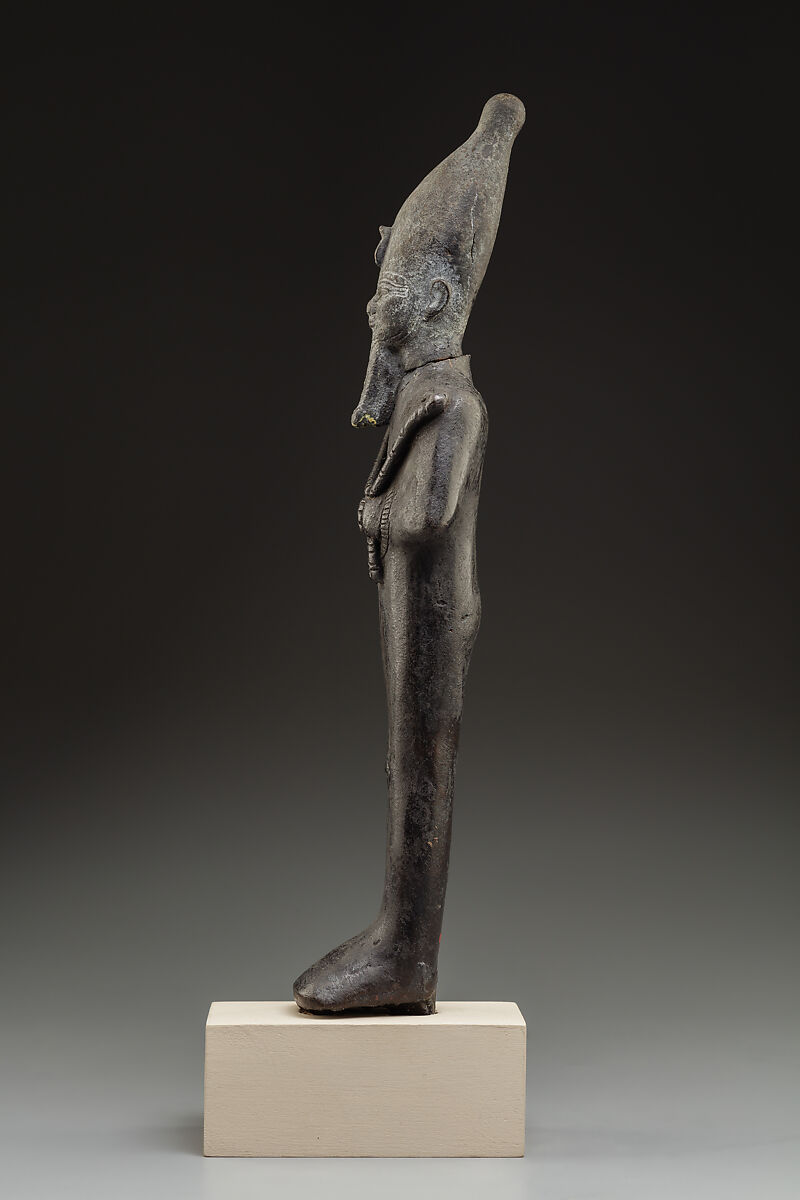 Statuette, Osiris, Bronze or copper alloy