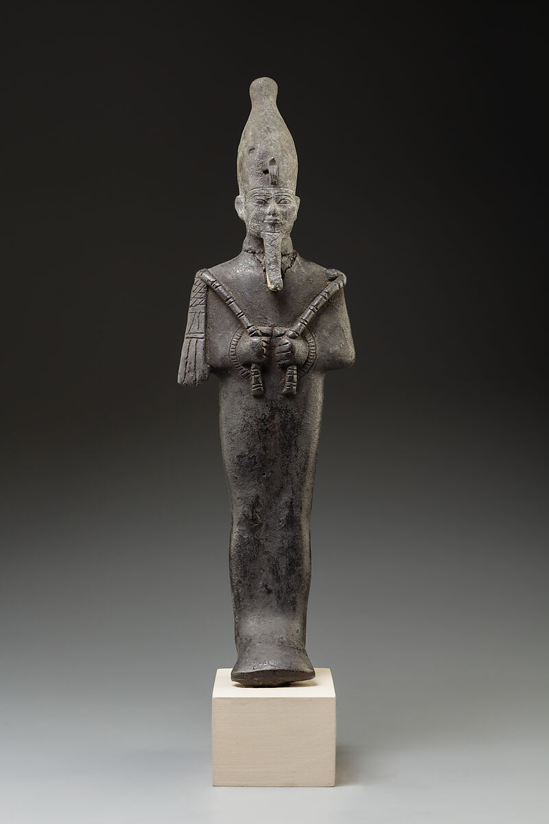 Statuette, Osiris, Bronze or copper alloy