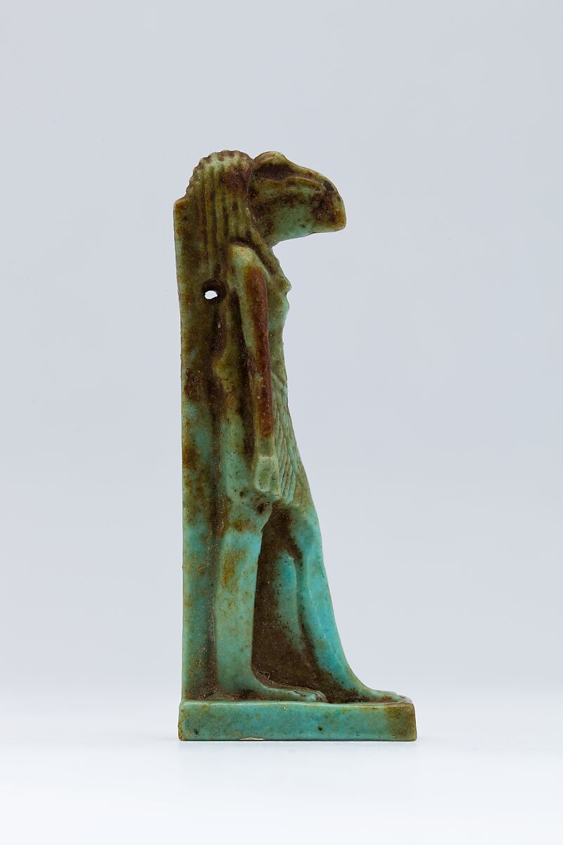Thoth Amulet, Faience