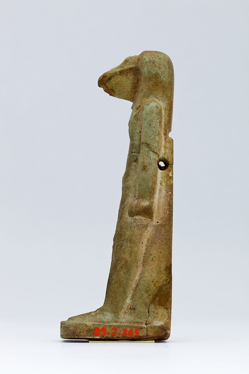 Thoth Amulet, Faience