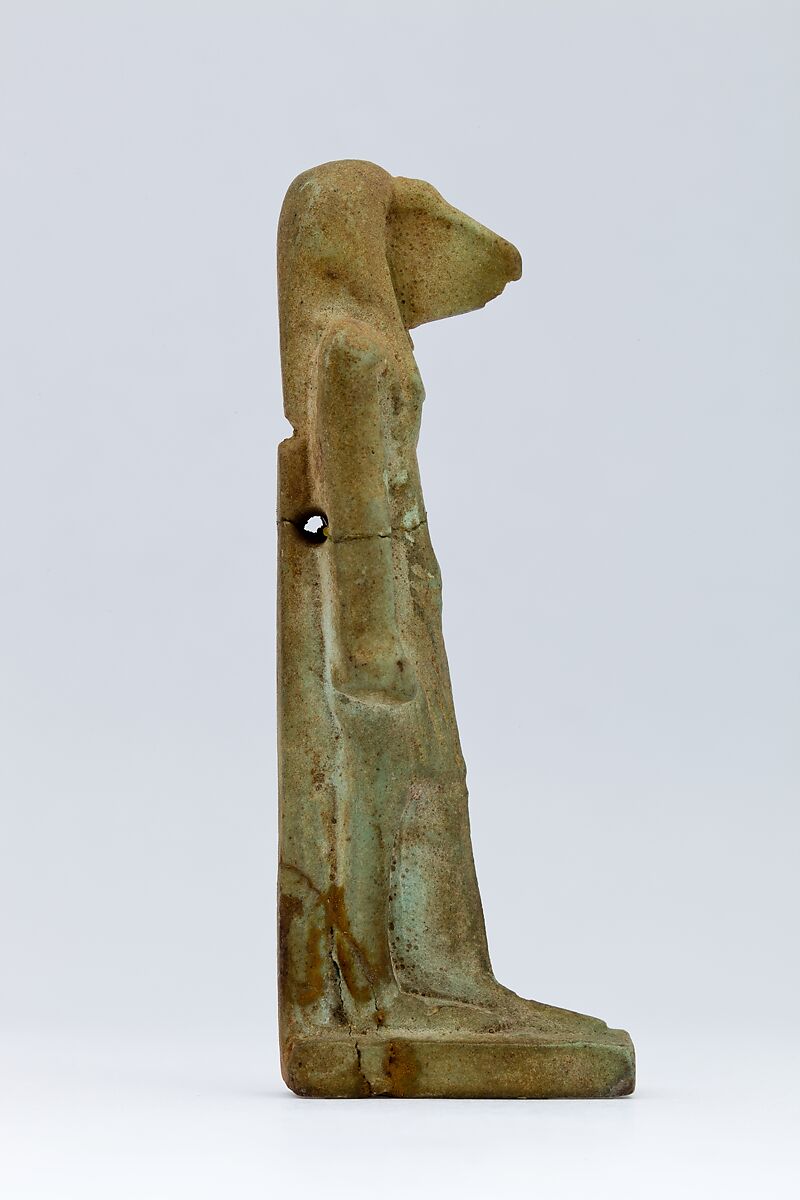 Thoth Amulet, Faience