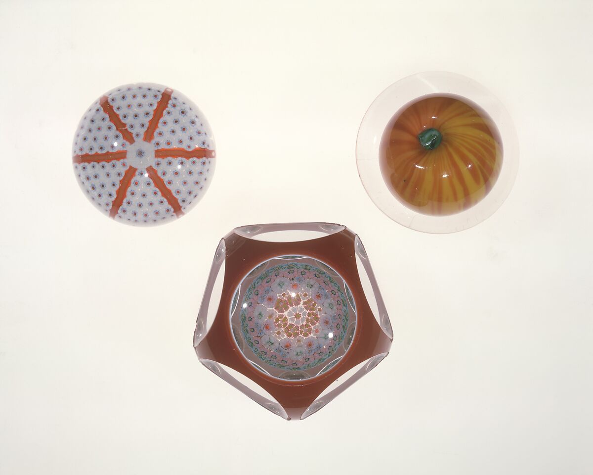 Paperweight, Designed by William Leighton Sr. (1808–1891), Glass, American