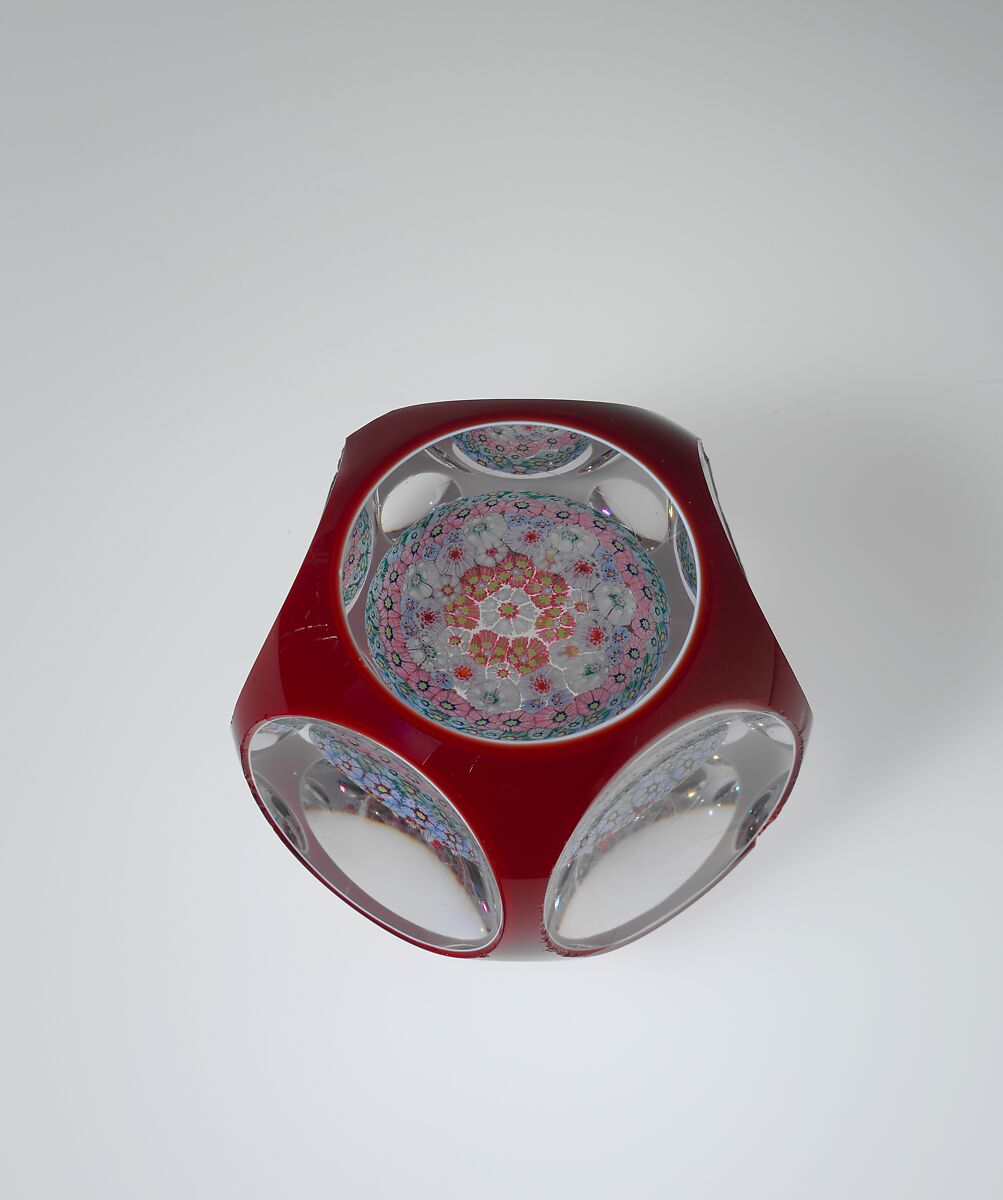 Paperweight, Designed by William Leighton Sr. (1808–1891), Glass, American