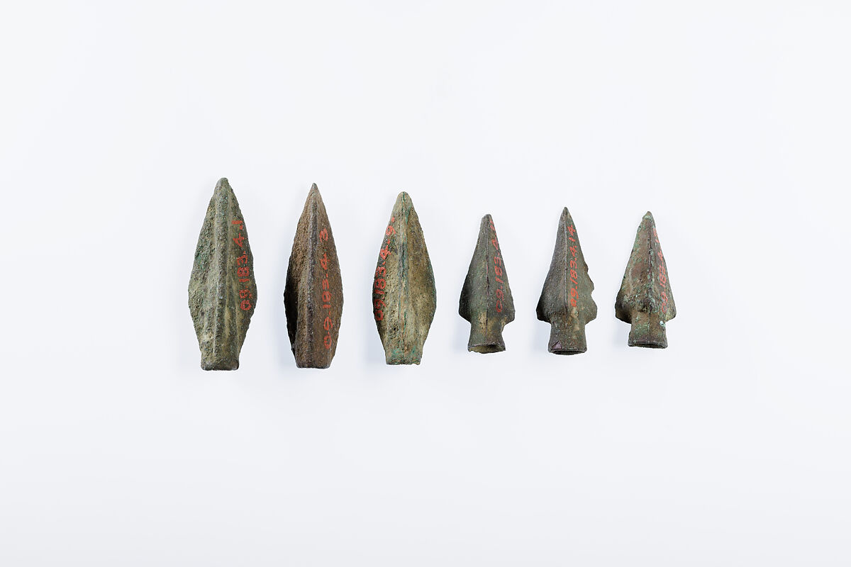 Arrow point, Apries, Bronze or copper alloy