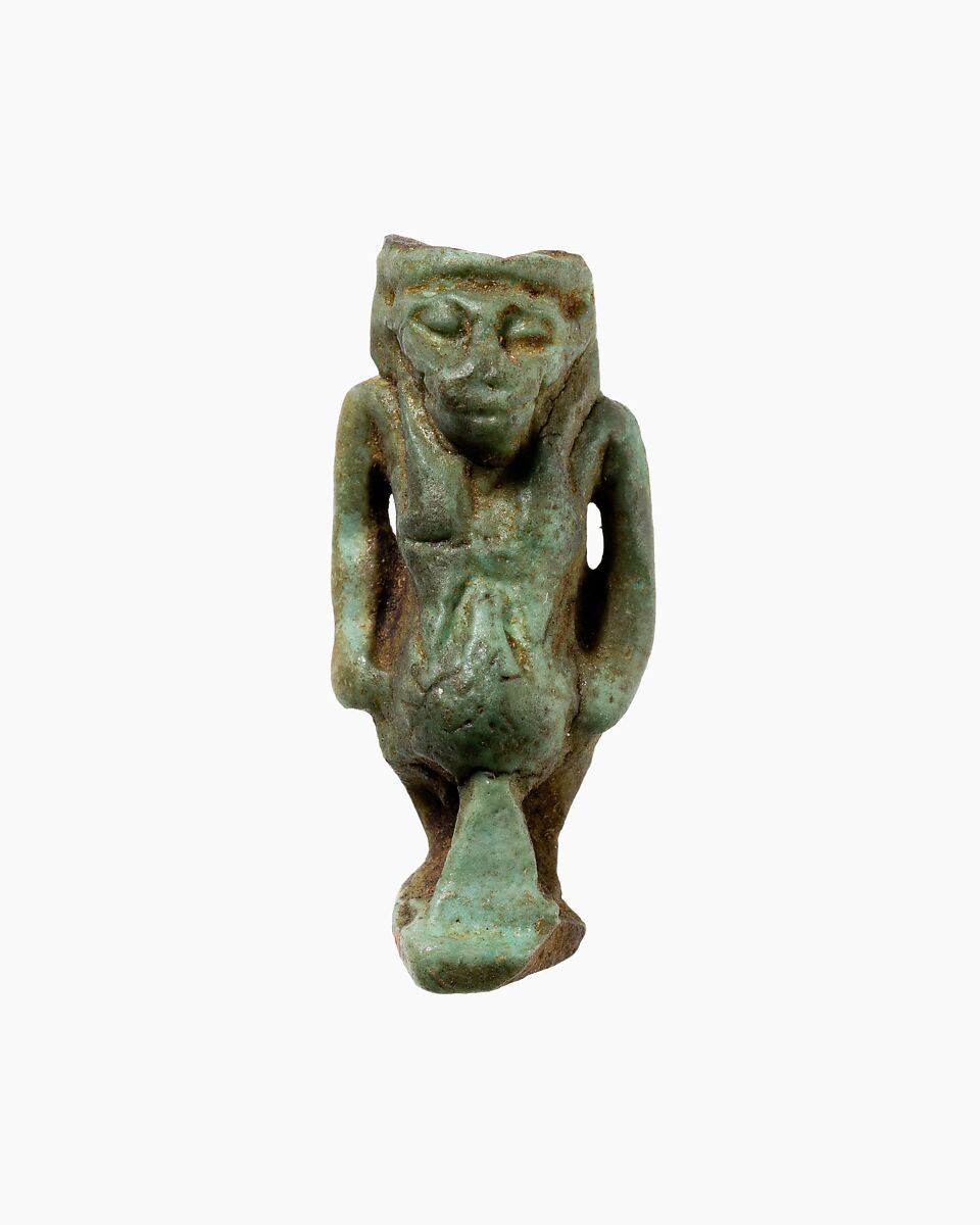Taweret Amulet, Faience
