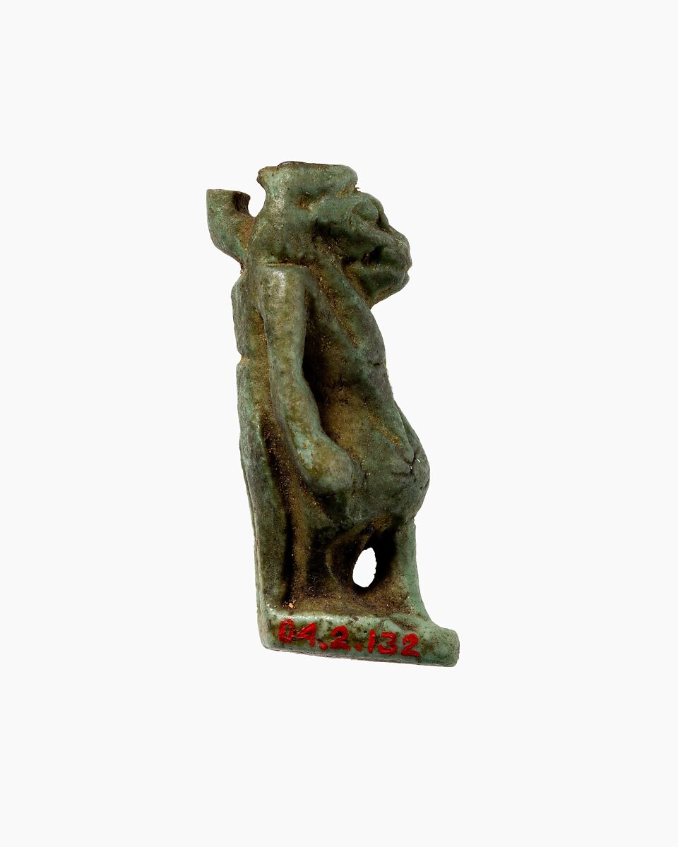 Taweret Amulet, Faience