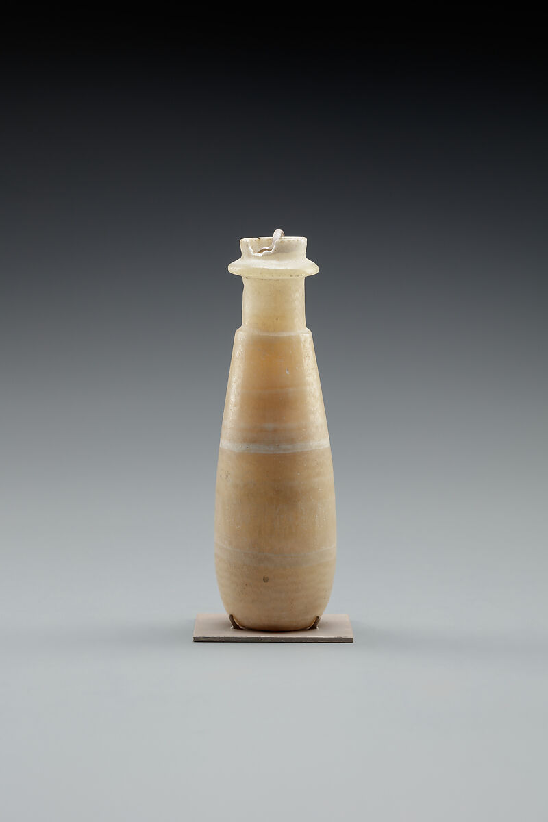 Vase, Travertine (Egyptian alabaster) 