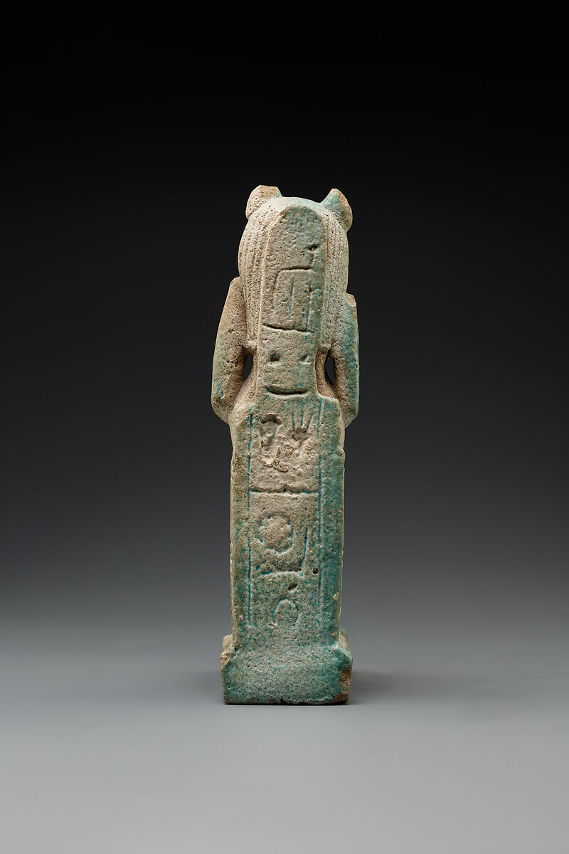 Figure of Sakhmet, Faience