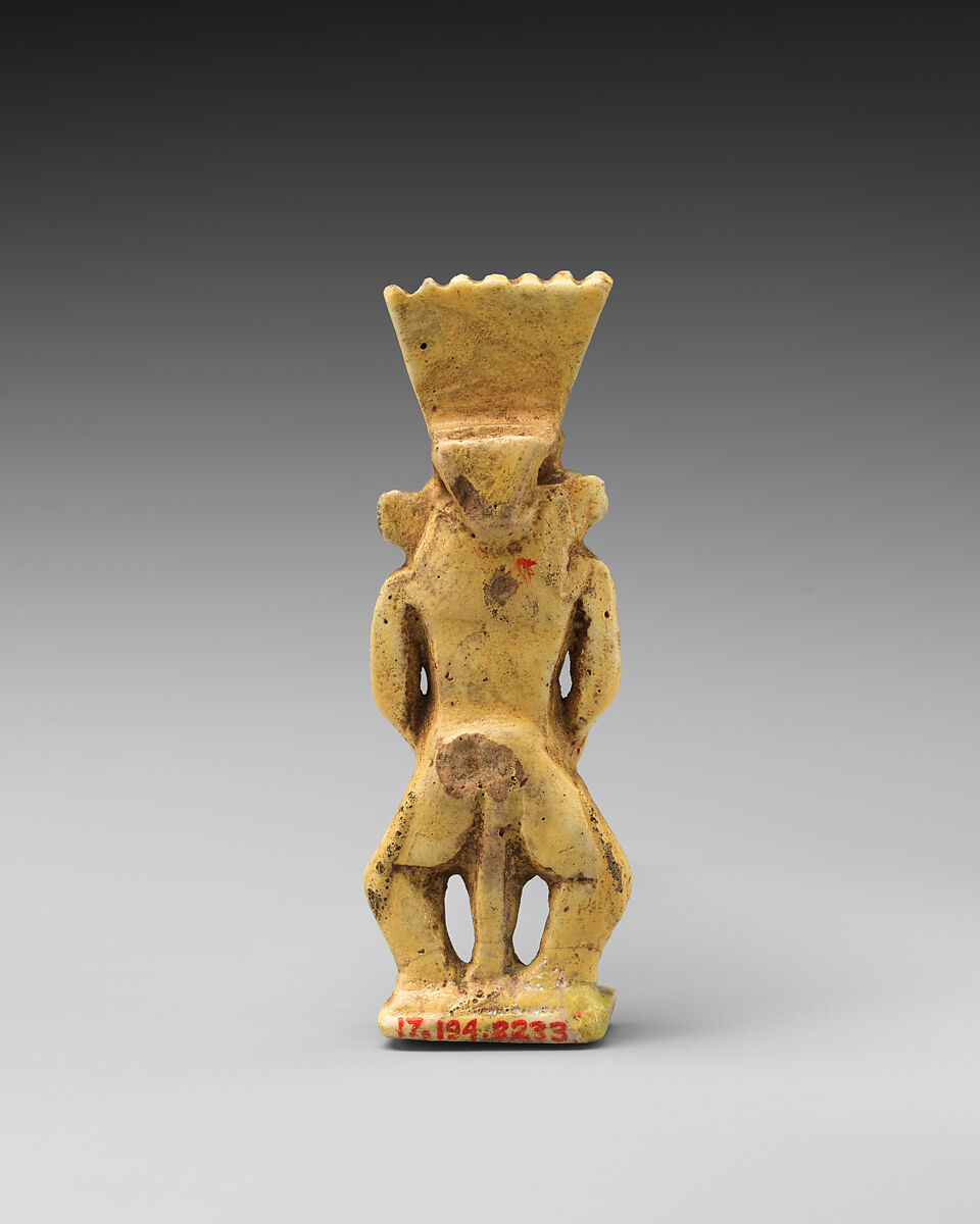 Bes Amulet, Faience