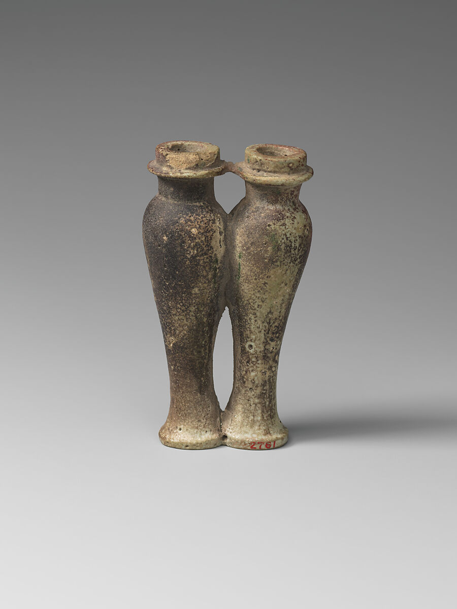 Double heset vase, Pottery