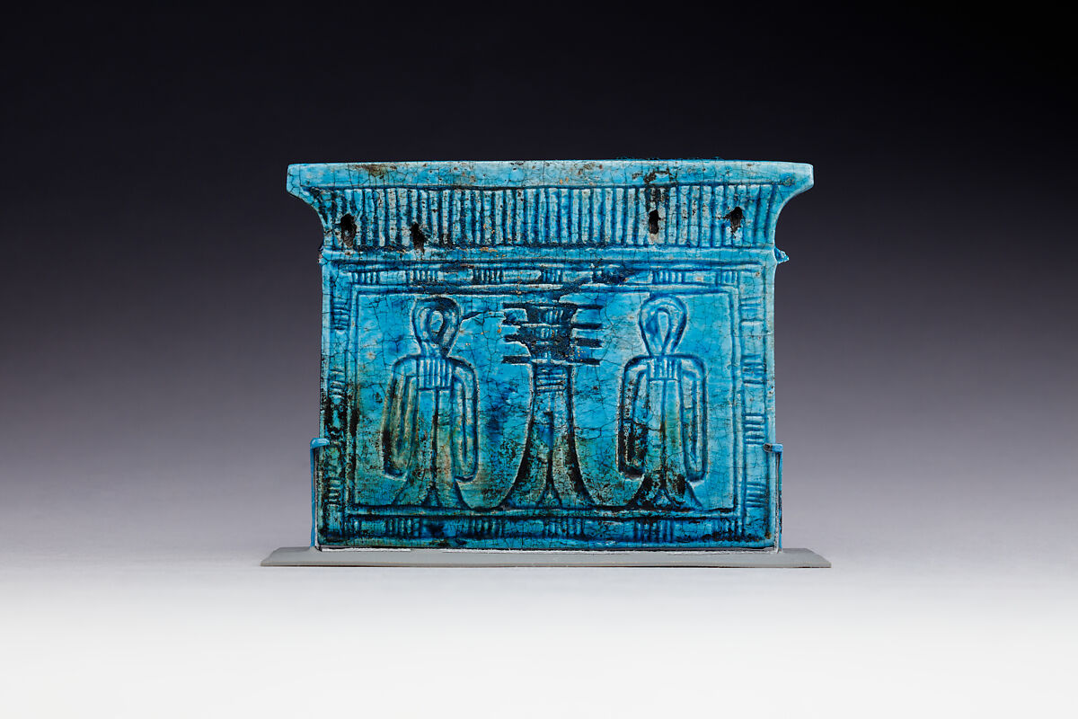 Pectoral of Panekhu, Glazed steatite