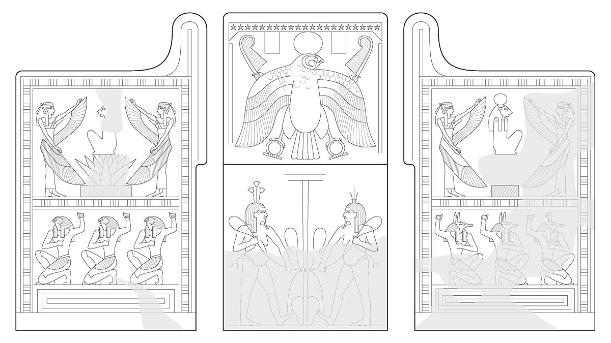 Statue of lion-headed Wadjet inscribed for Minirdis, son of Panehsy and of Aarwt(?) whose parents are Horwedja and Nitocris, Leaded bronze