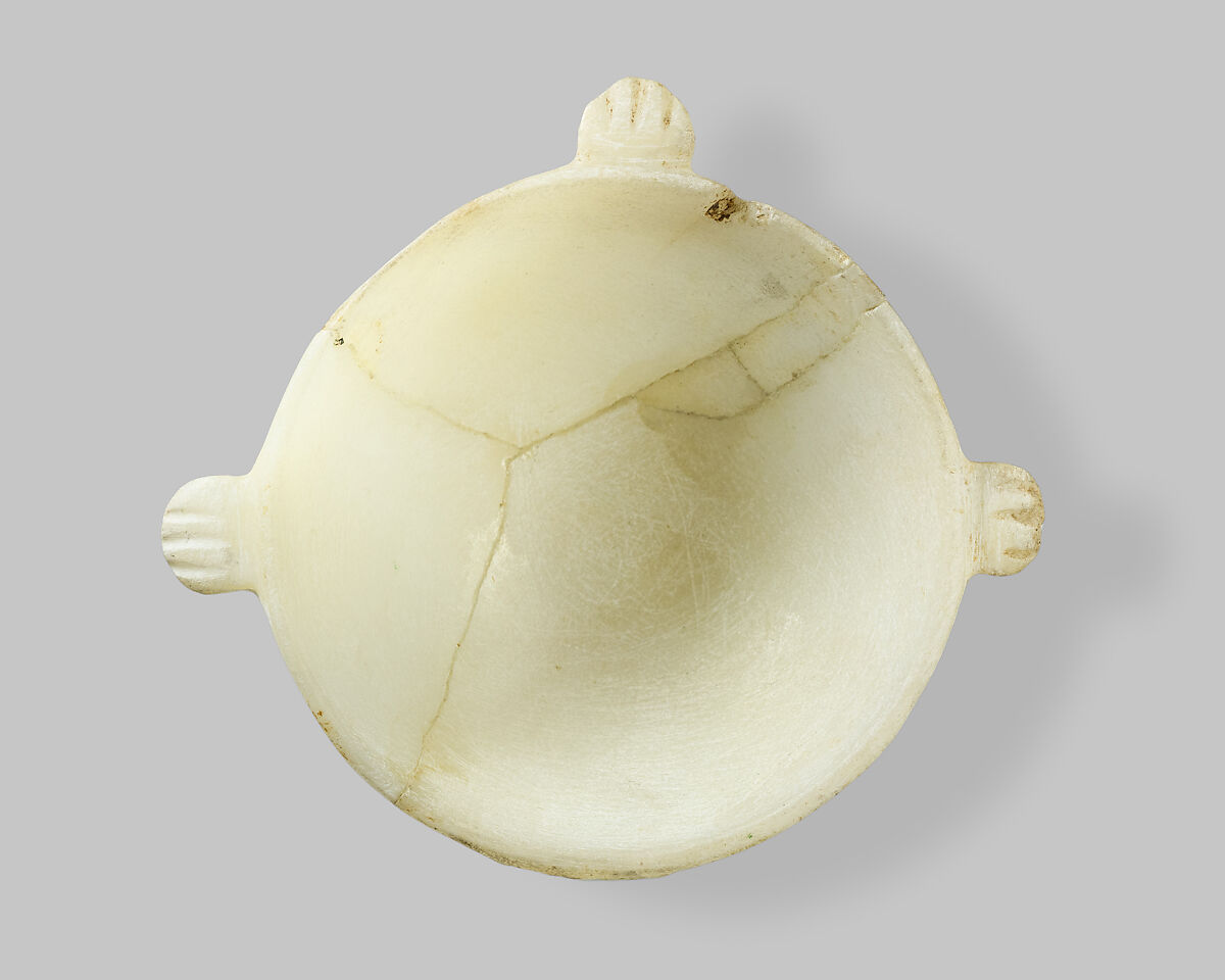 Bowl, Travertine (Egyptian alabaster)