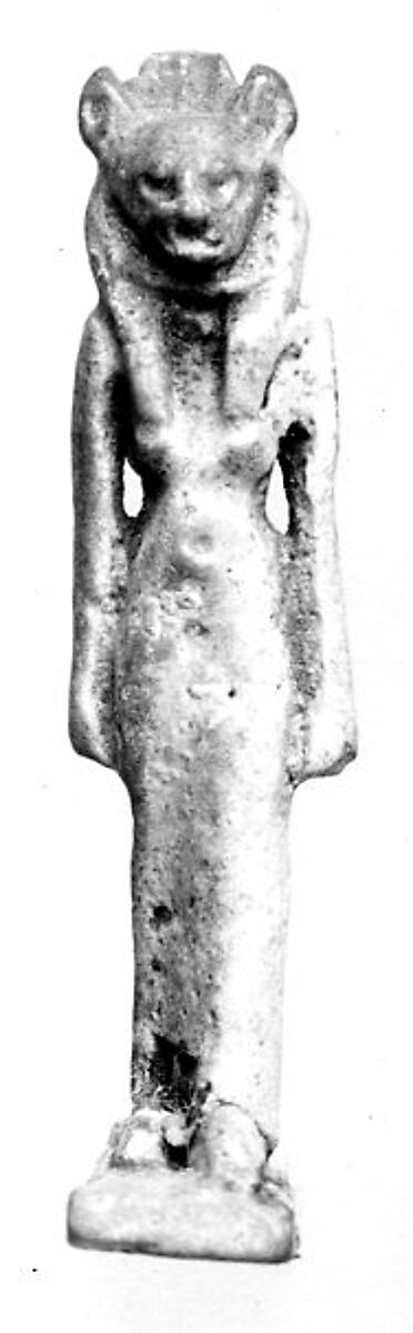 Sakhmet Amulet, Faience 