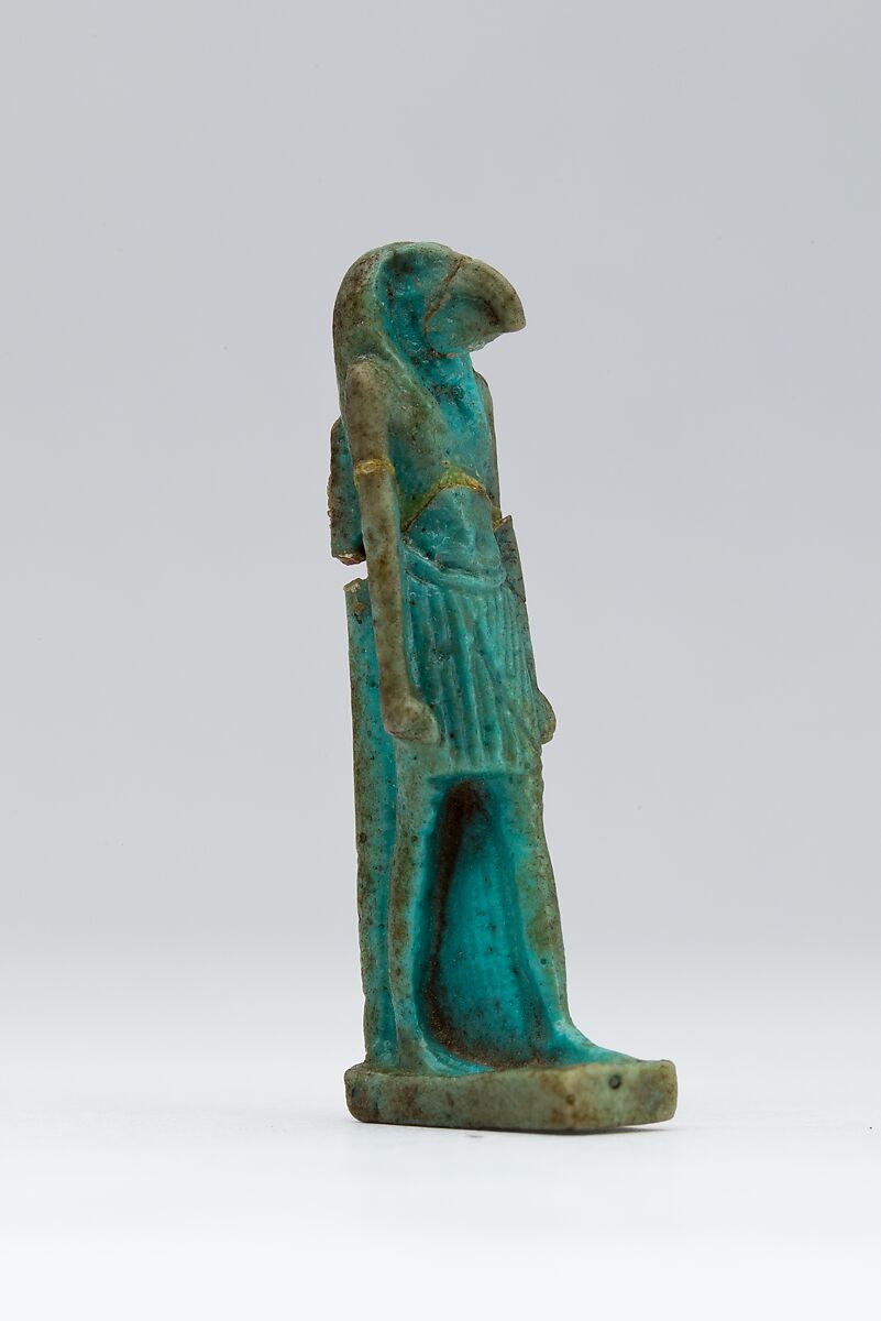 Thoth Amulet, Faience
