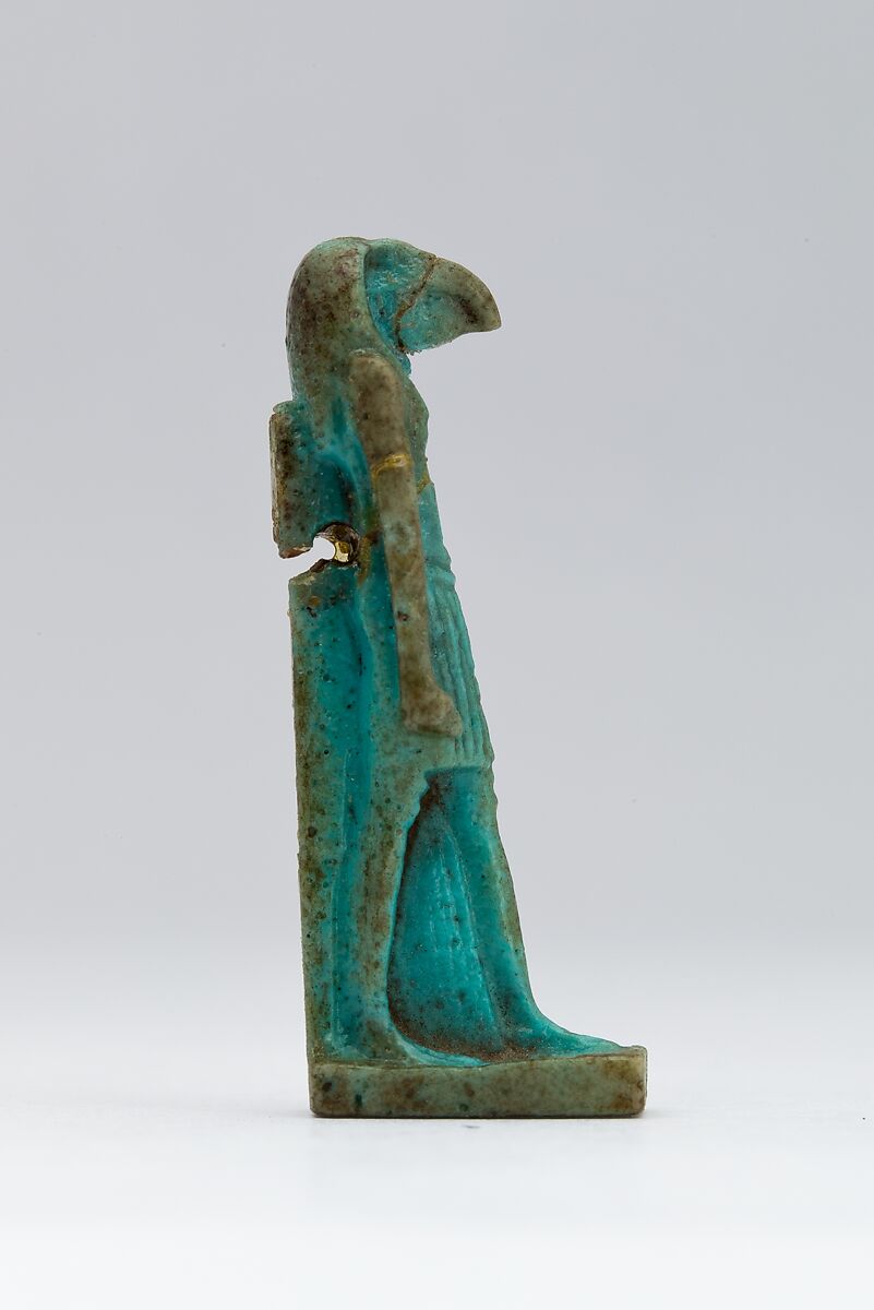 Thoth Amulet, Faience