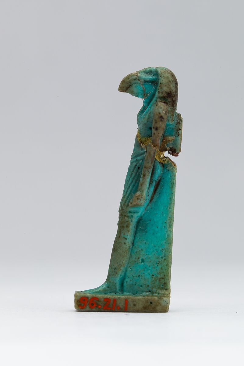 Thoth Amulet, Faience