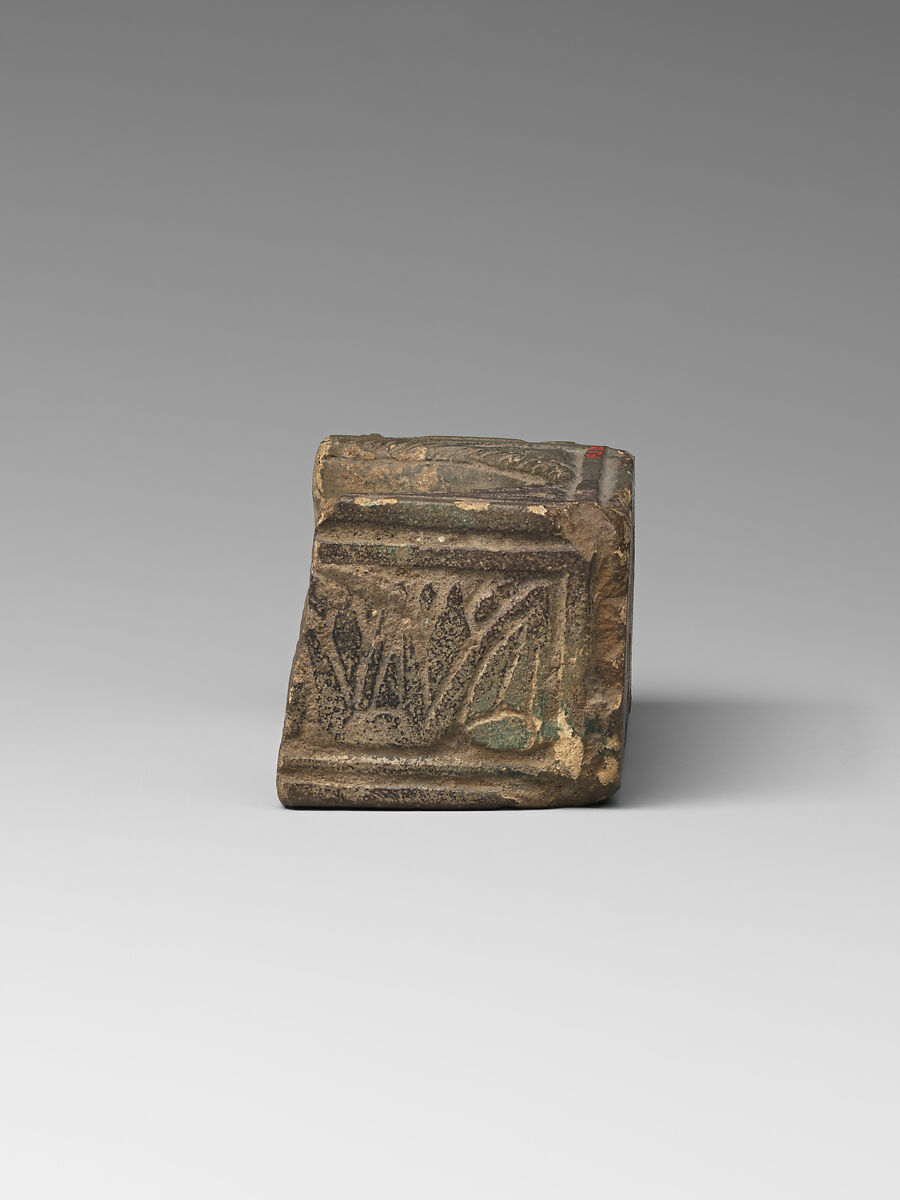 Model mortar fragment (?), Amasis, Sandstone