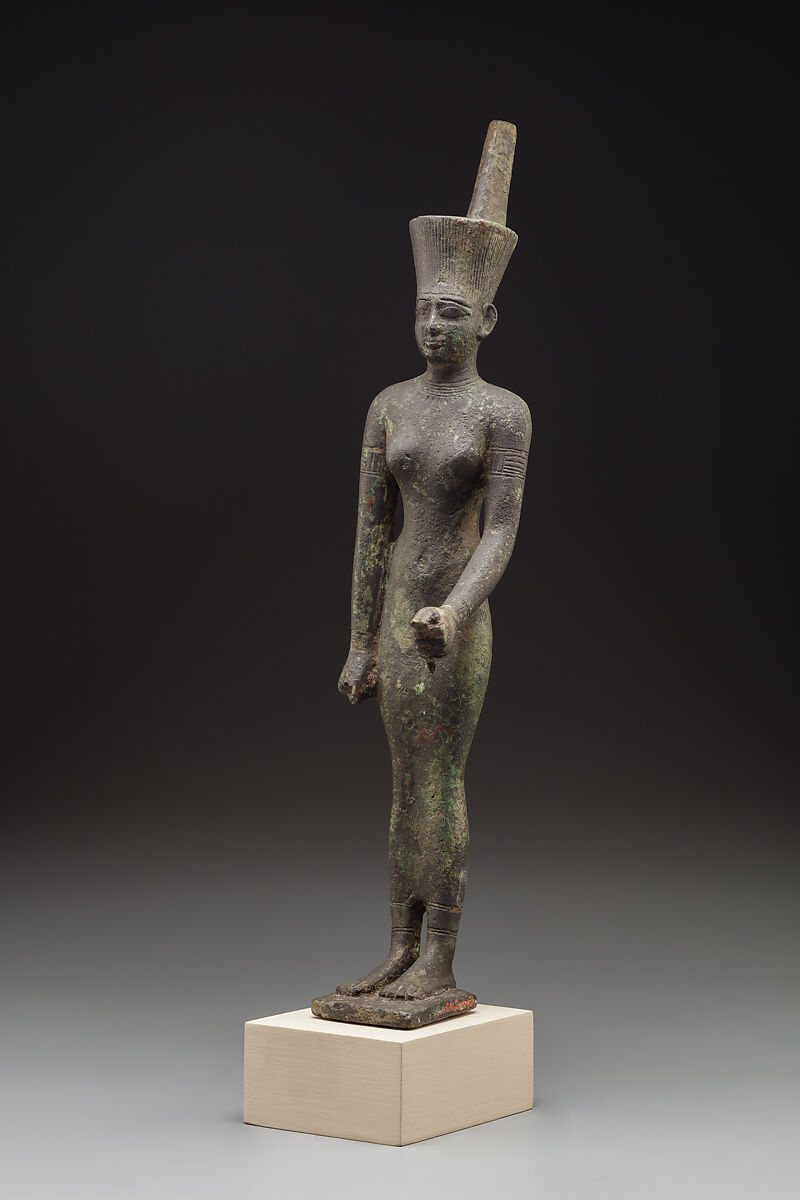 Figure of Neit, Bronze or copper alloy