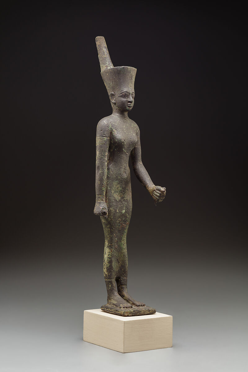 Figure of Neit, Bronze or copper alloy