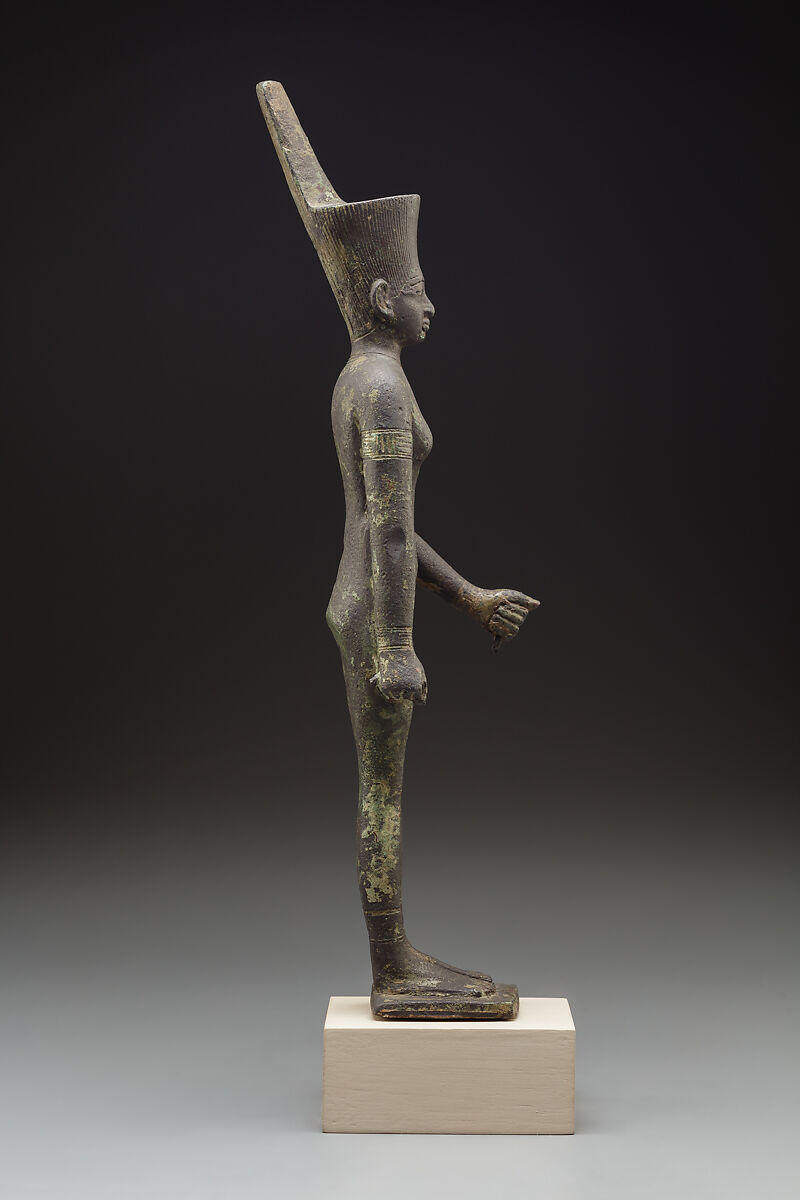 Figure of Neit, Bronze or copper alloy