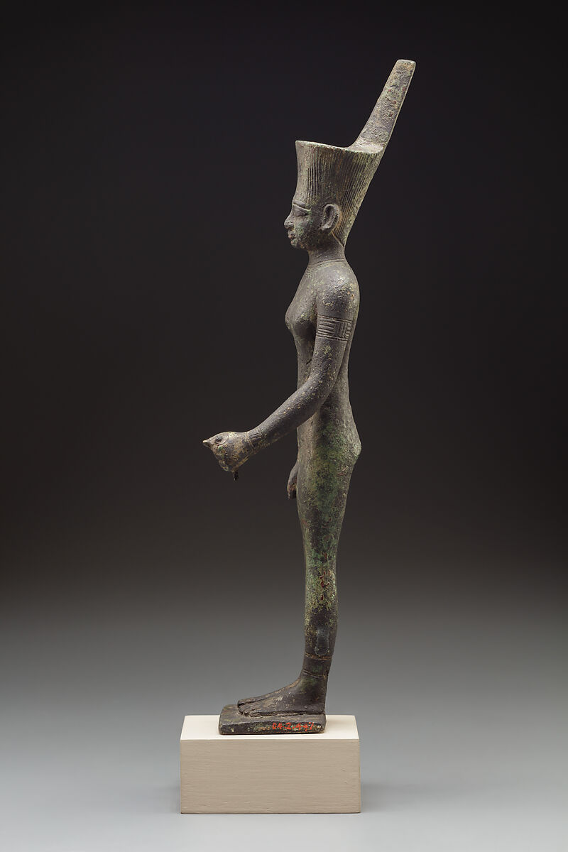 Figure of Neit, Bronze or copper alloy