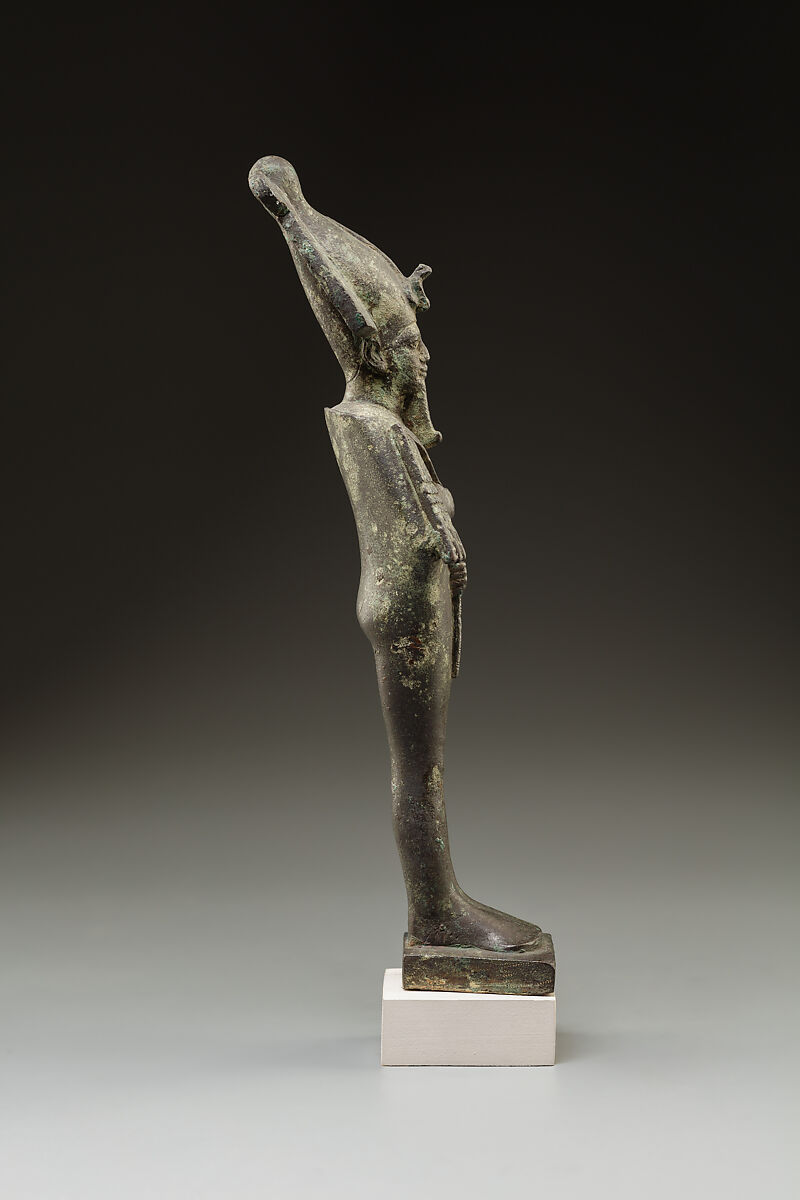 Statuette, Osiris, Bronze or copper alloy