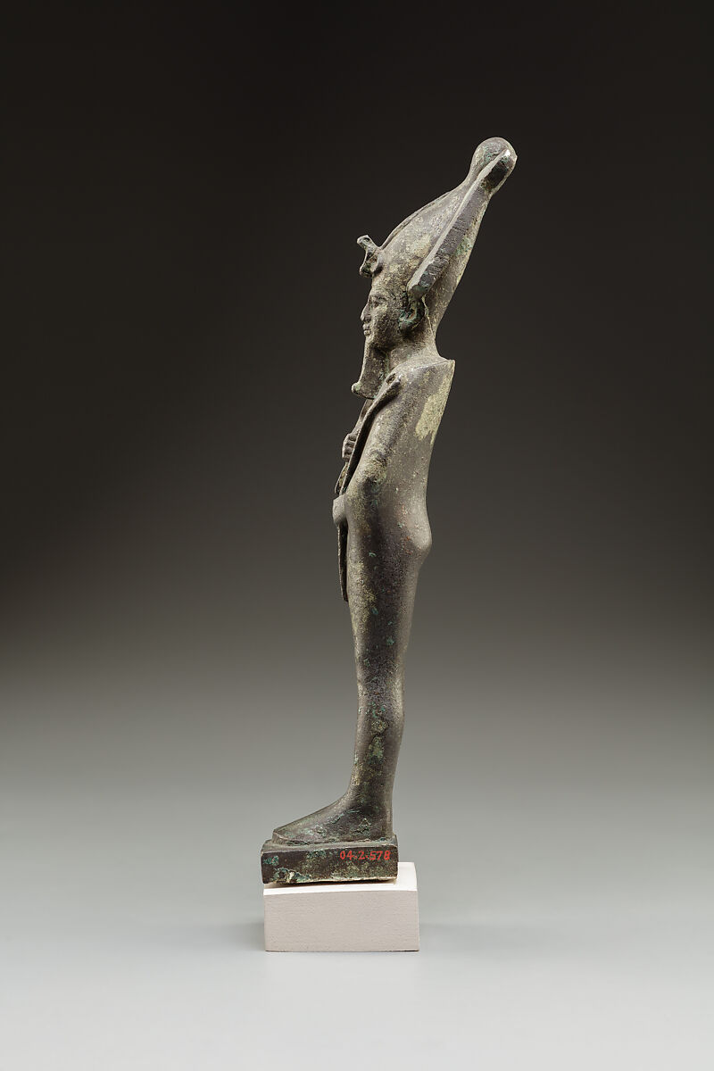 Statuette, Osiris, Bronze or copper alloy