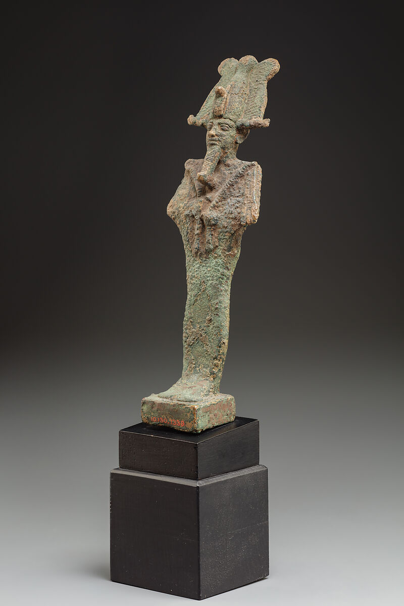 Statuette of Osiris, Bronze or copper alloy