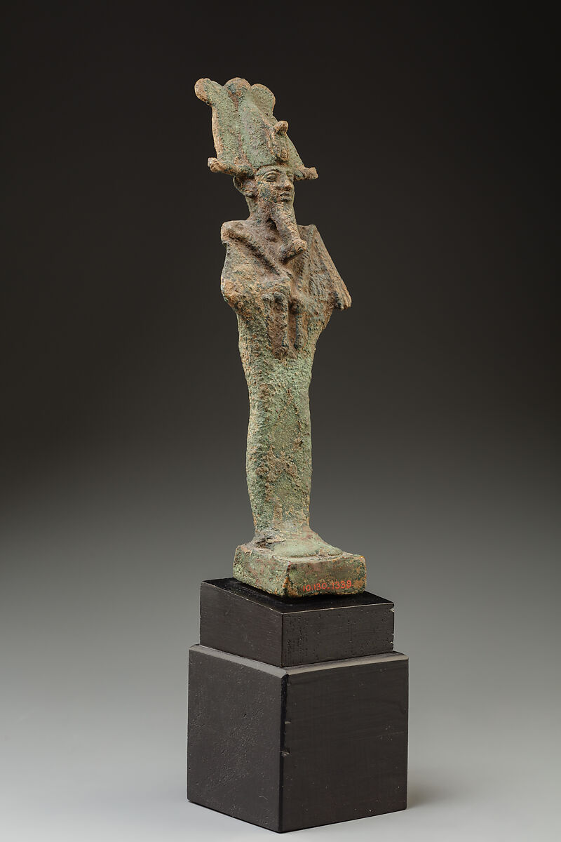 Statuette of Osiris, Bronze or copper alloy