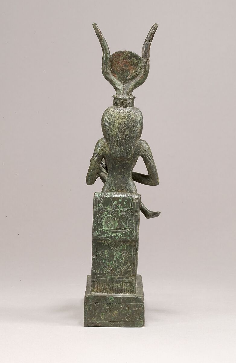 Isis nursing Horus, Bronze or copper alloy
