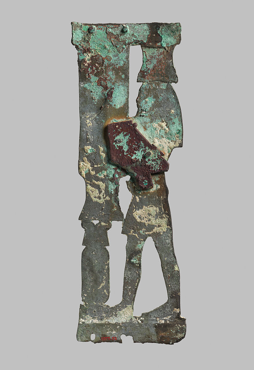 Openwork plaque with a fecundity figure, Cupreous metal