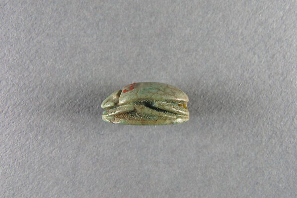 Scarab, Psamtik I or Apries, Glazed Steatite