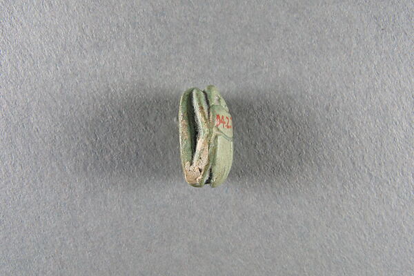 Scarab of Menibre, Faience