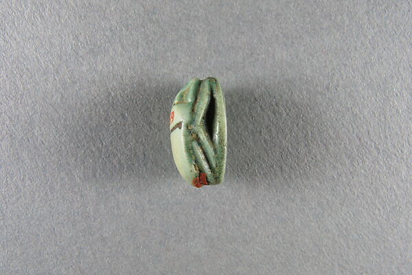 Scarab of Menibre, Faience