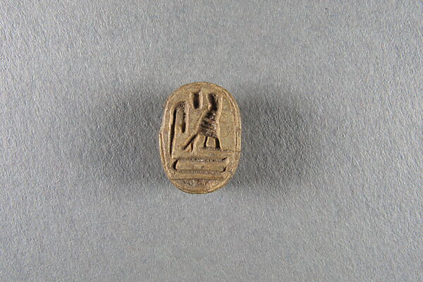 Scarab, Glazed steatite 