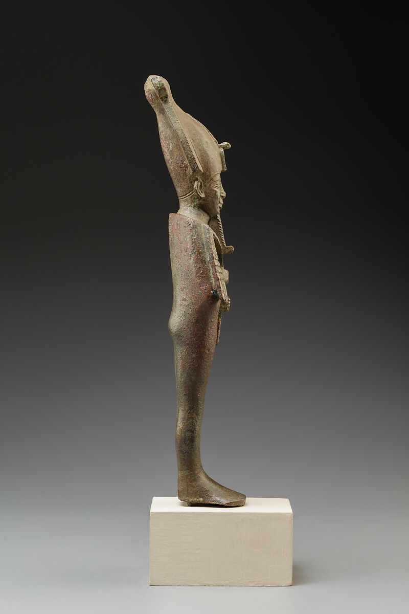 Statuette, Osiris, Bronze or copper alloy