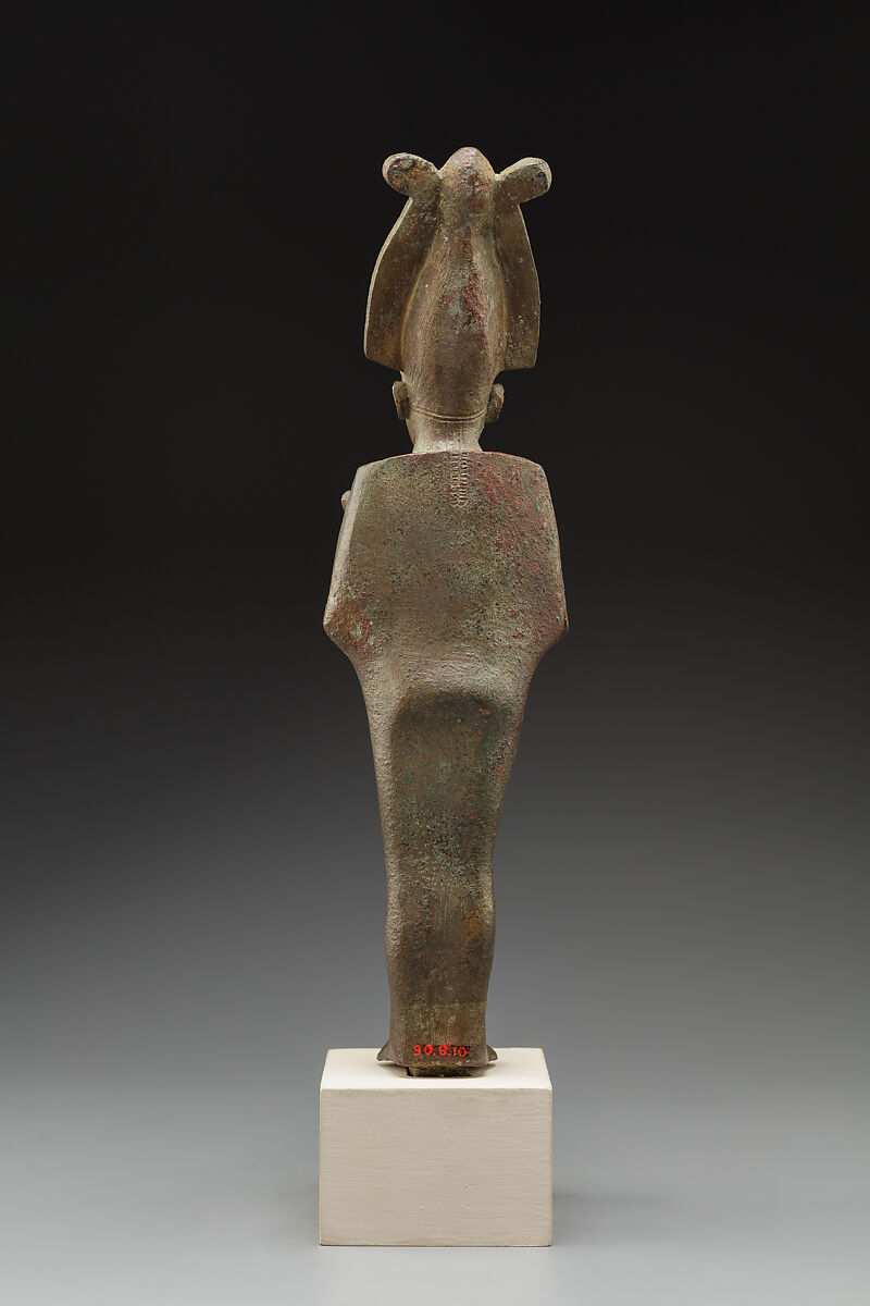 Statuette, Osiris, Bronze or copper alloy