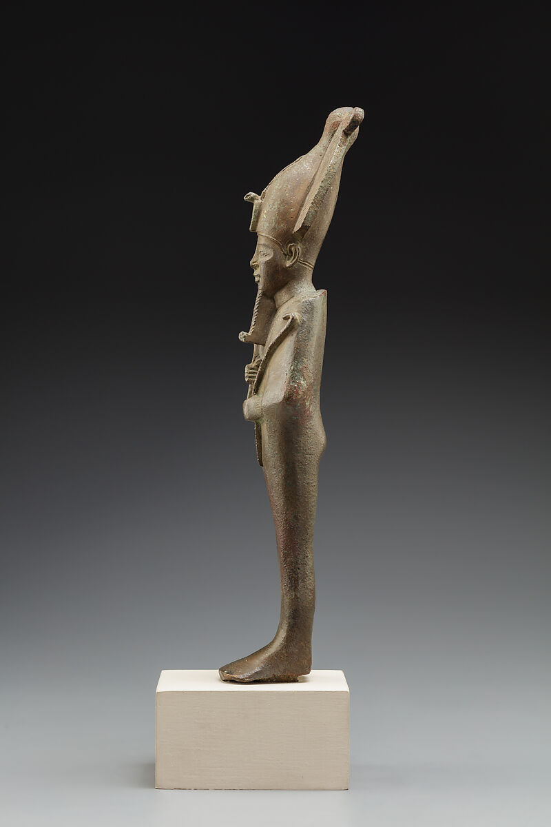 Statuette, Osiris, Bronze or copper alloy