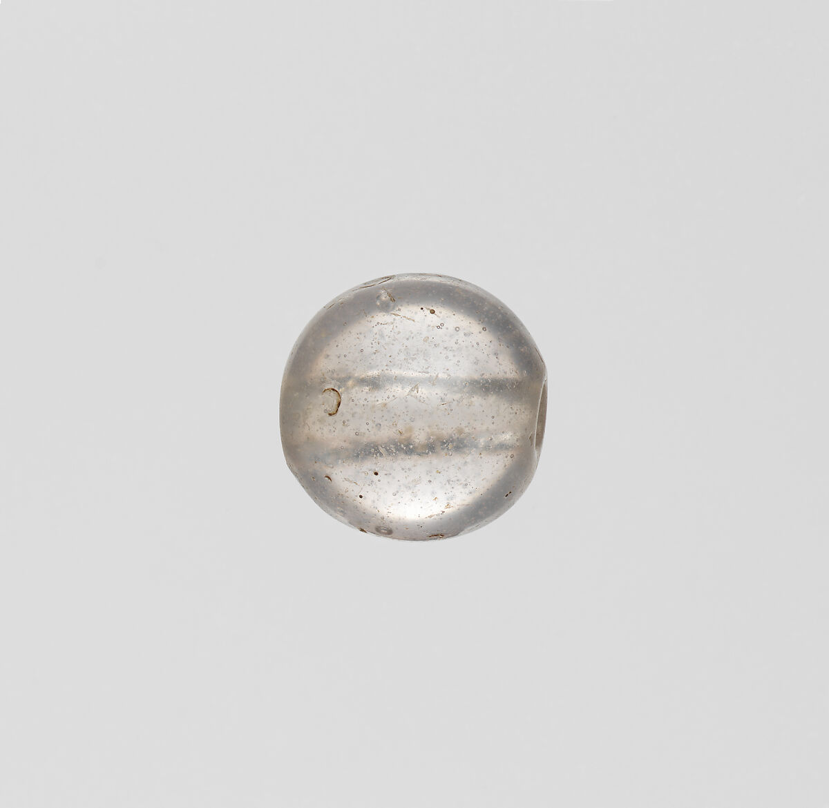 Bead, Clear glass (imitation crystal) 