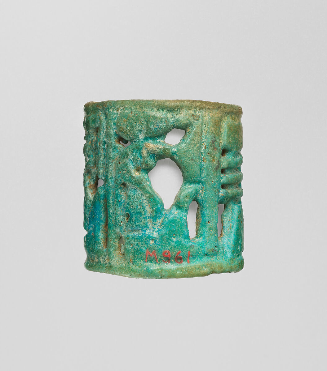 Openwork Ring, Faience
