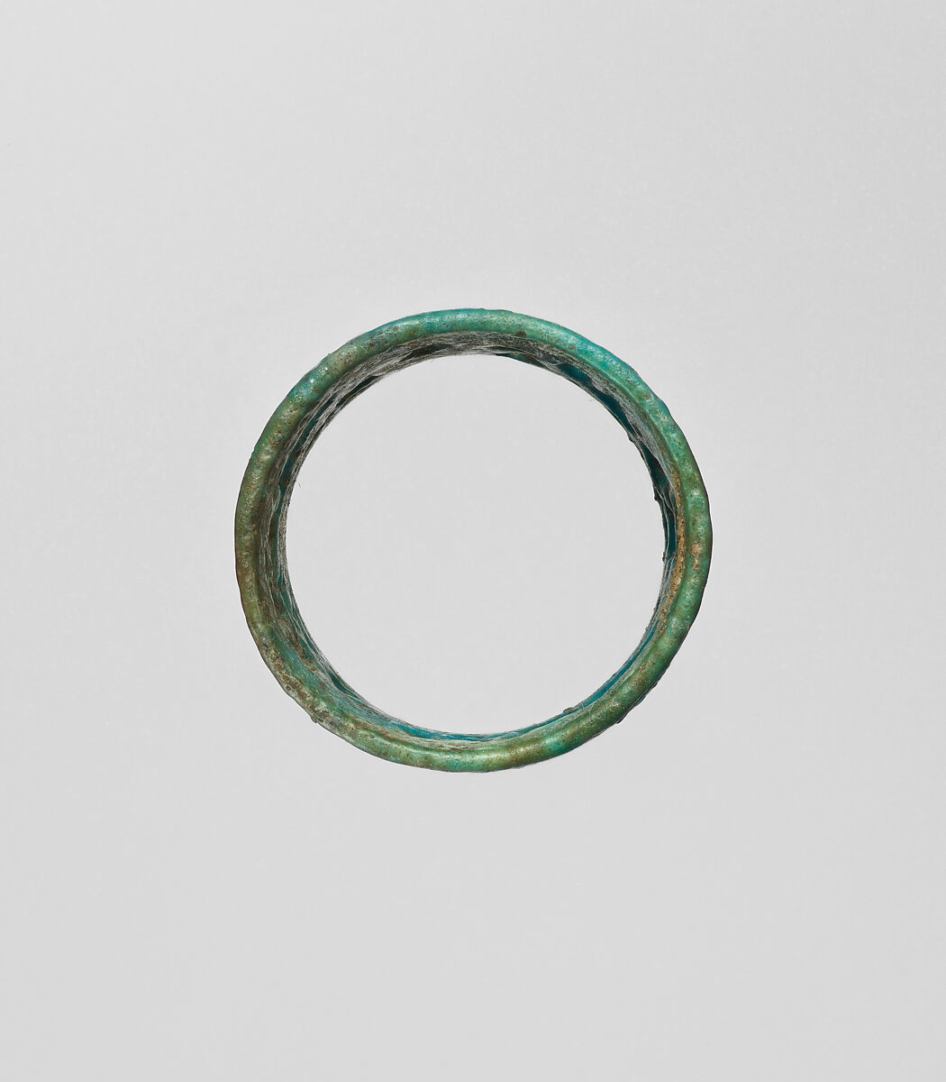 Openwork Ring, Faience