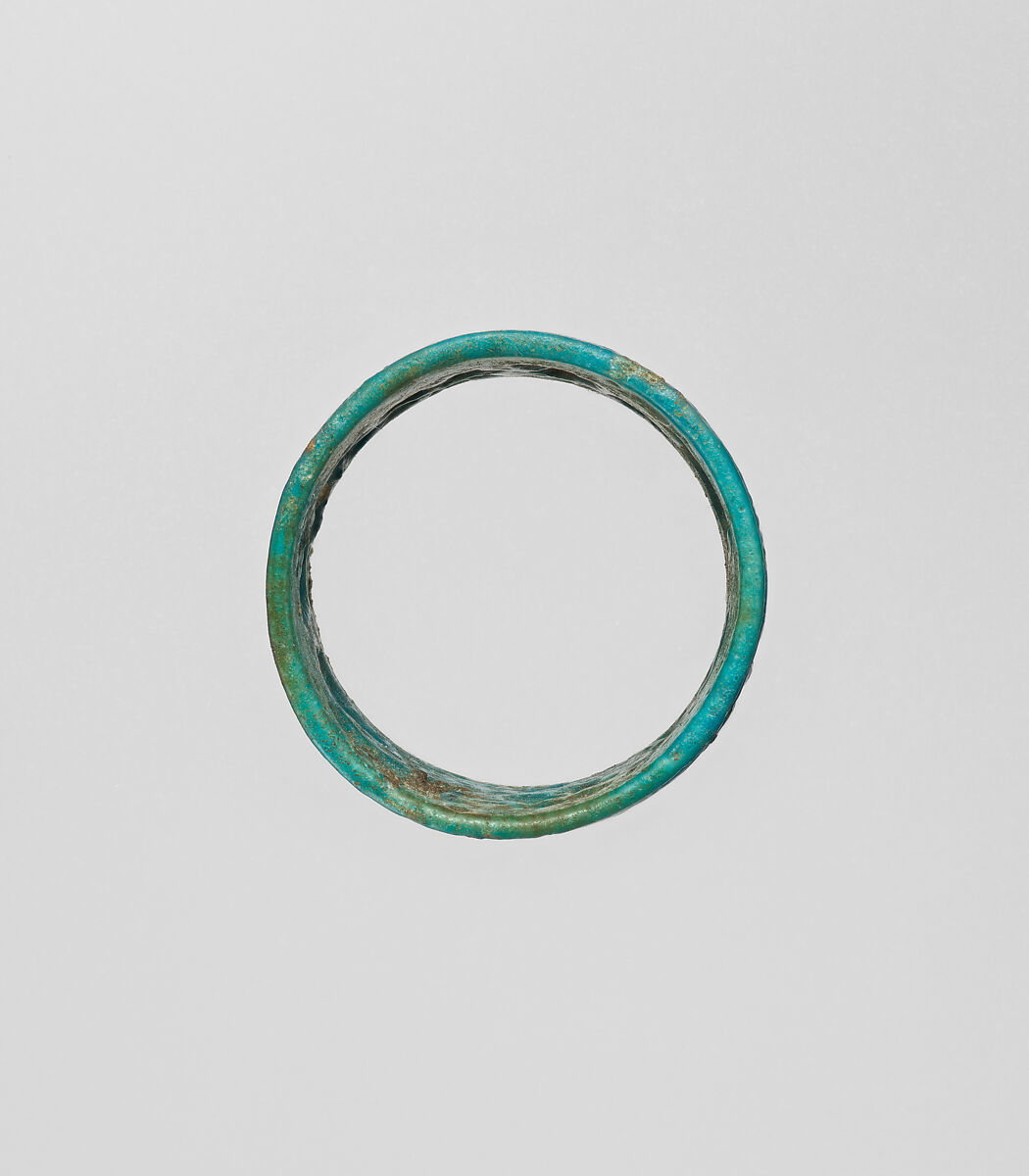 Openwork Ring, Faience