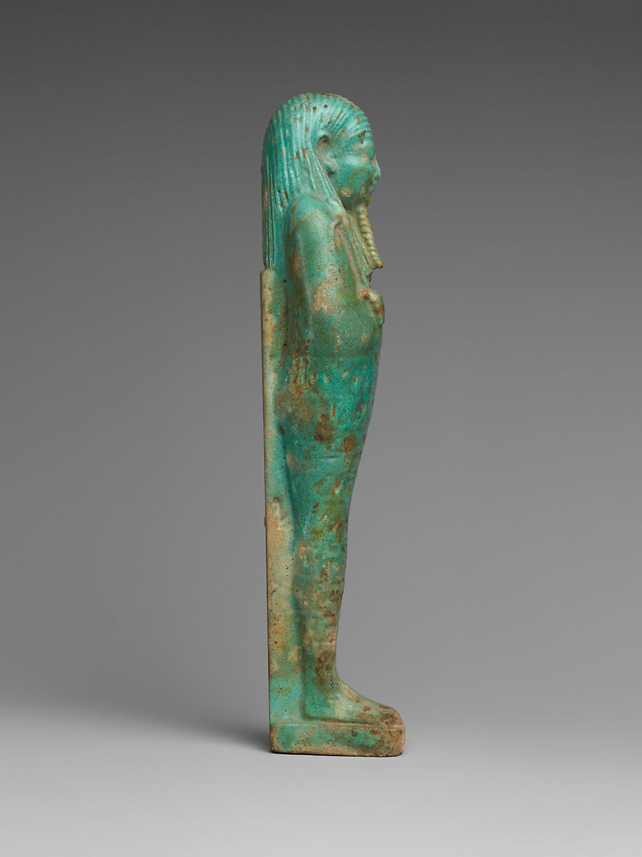 Shabti, Faience