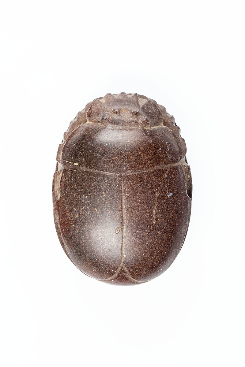 Heart Scarab of Djedmut, Dark brown stone